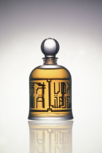 Special, limited-edition, rare bell jar bottle of Muscs Koublai Khan. Source: Serge Lutens Facebook page. 
